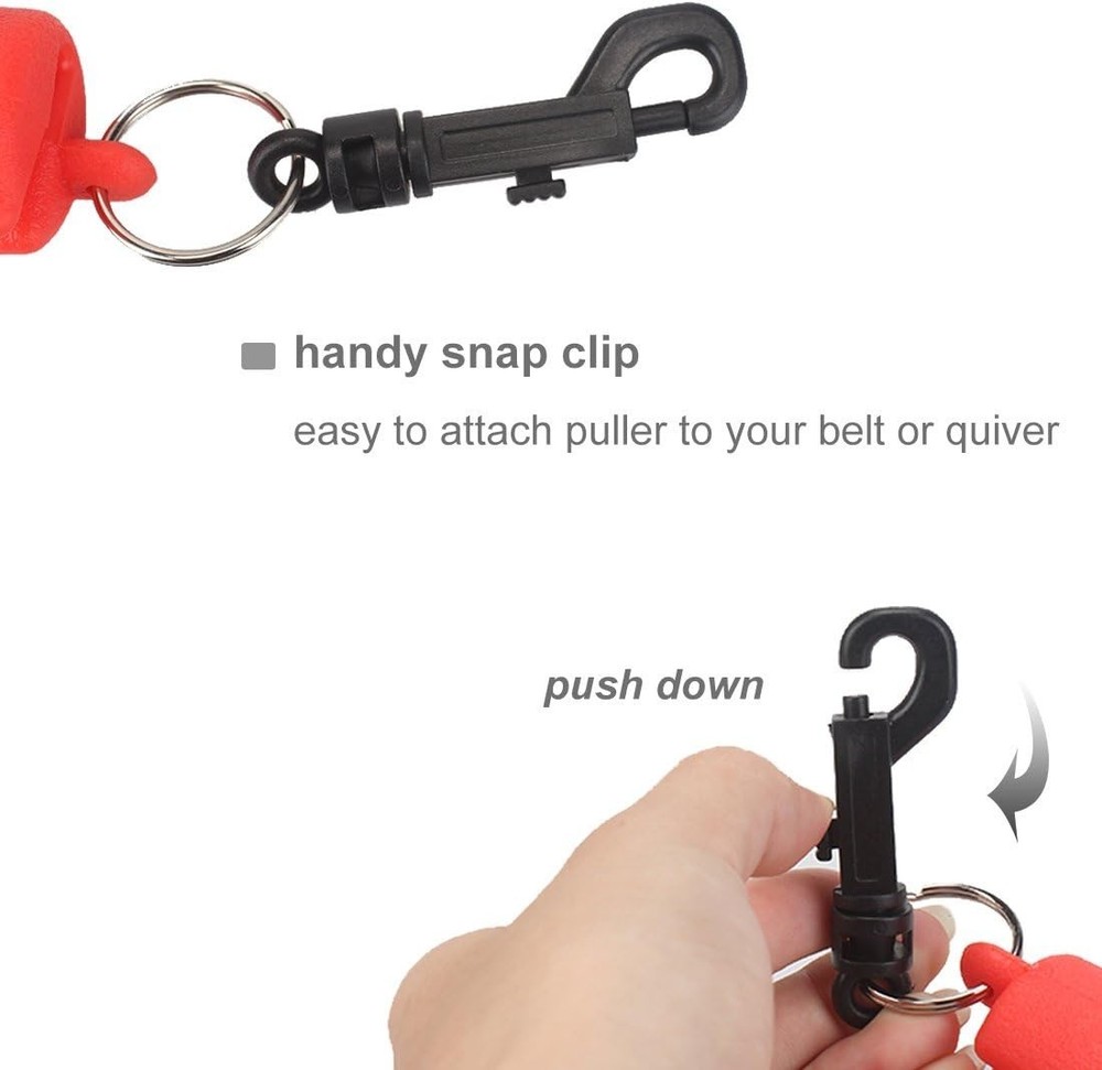 Essential Archery Arrow Puller with Keychain Clip for Safe Target Practice