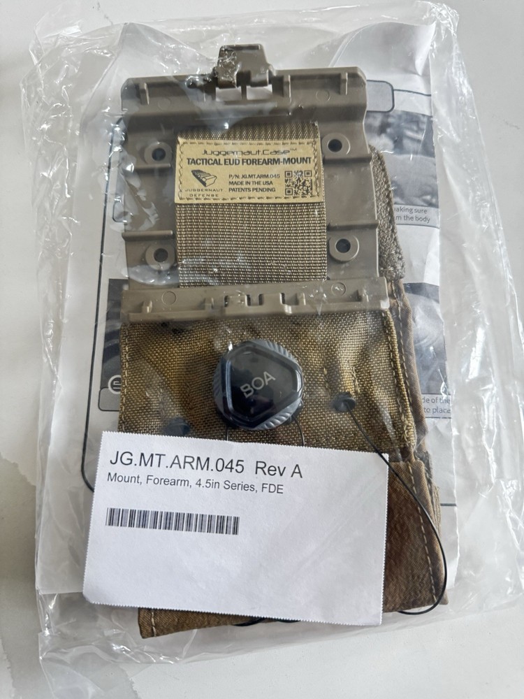 Juggernaut Case Tactical EUD Forearm Mount End User Device ATAC NSW CAG DEVGRU