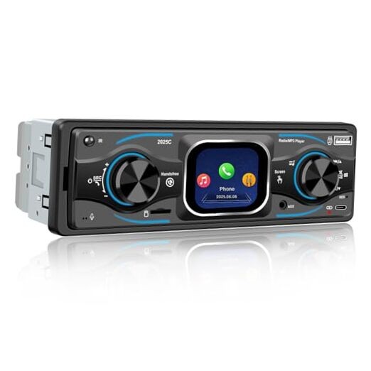 2.2" TFT Smart Touch Bluetooth Car Stereo, FM Radio Receiver, Hands-Free