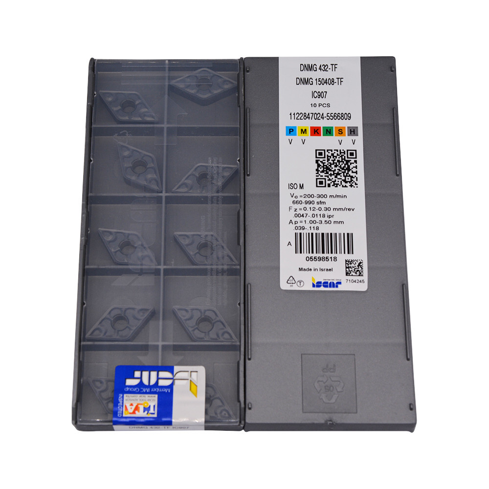 20pcs DNMG 150408-TF DNMG 432-TF IC907 CNC Carbide Insert