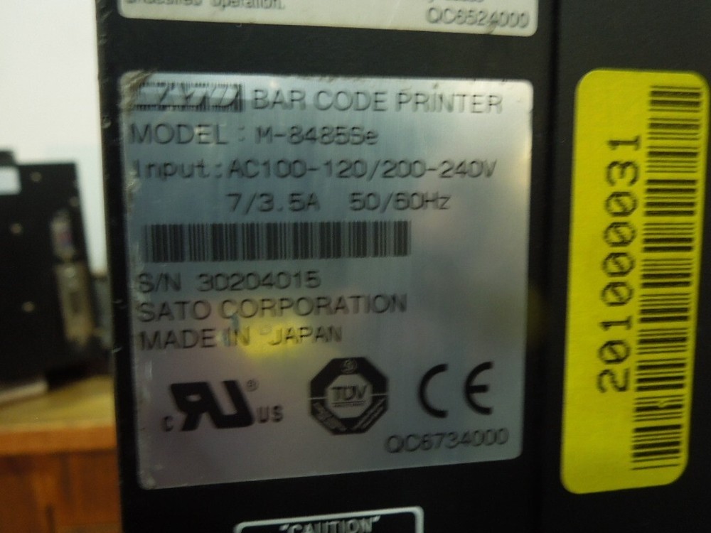 Sato Model: M-8455Se Barcode Printer.