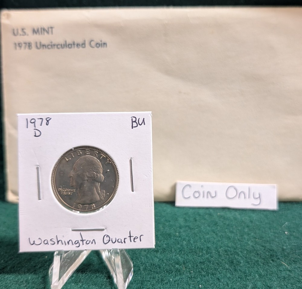 1978 D Washington Quarter Uncirculated from Mint Set