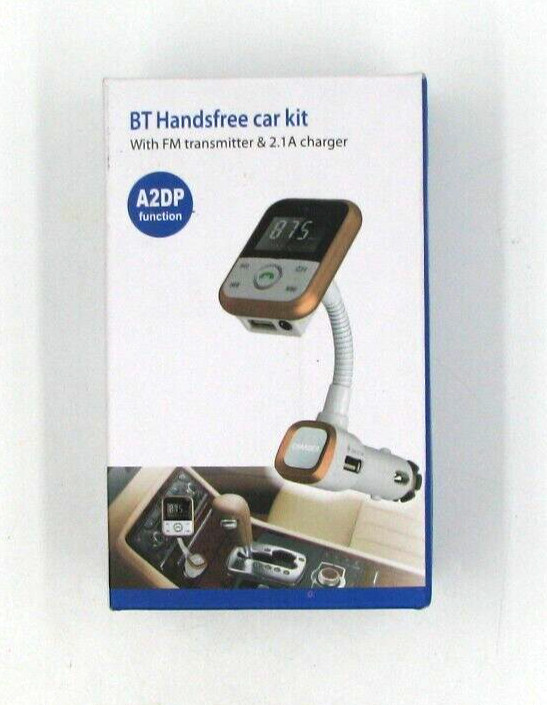 Bluetooth Car FM Transmitter MP3 Player Hands free Radio Adapter and USB Charger