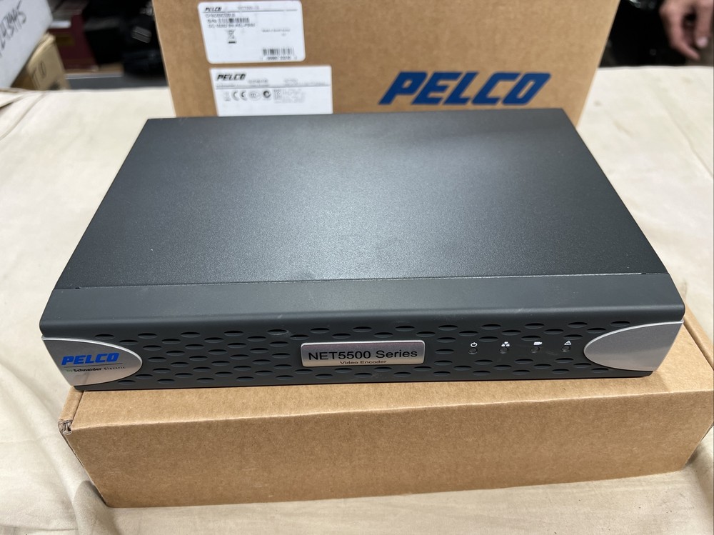 Pelco NET5501-US 1 Single Channel Rack Inline Encoder US Schneider Electric
