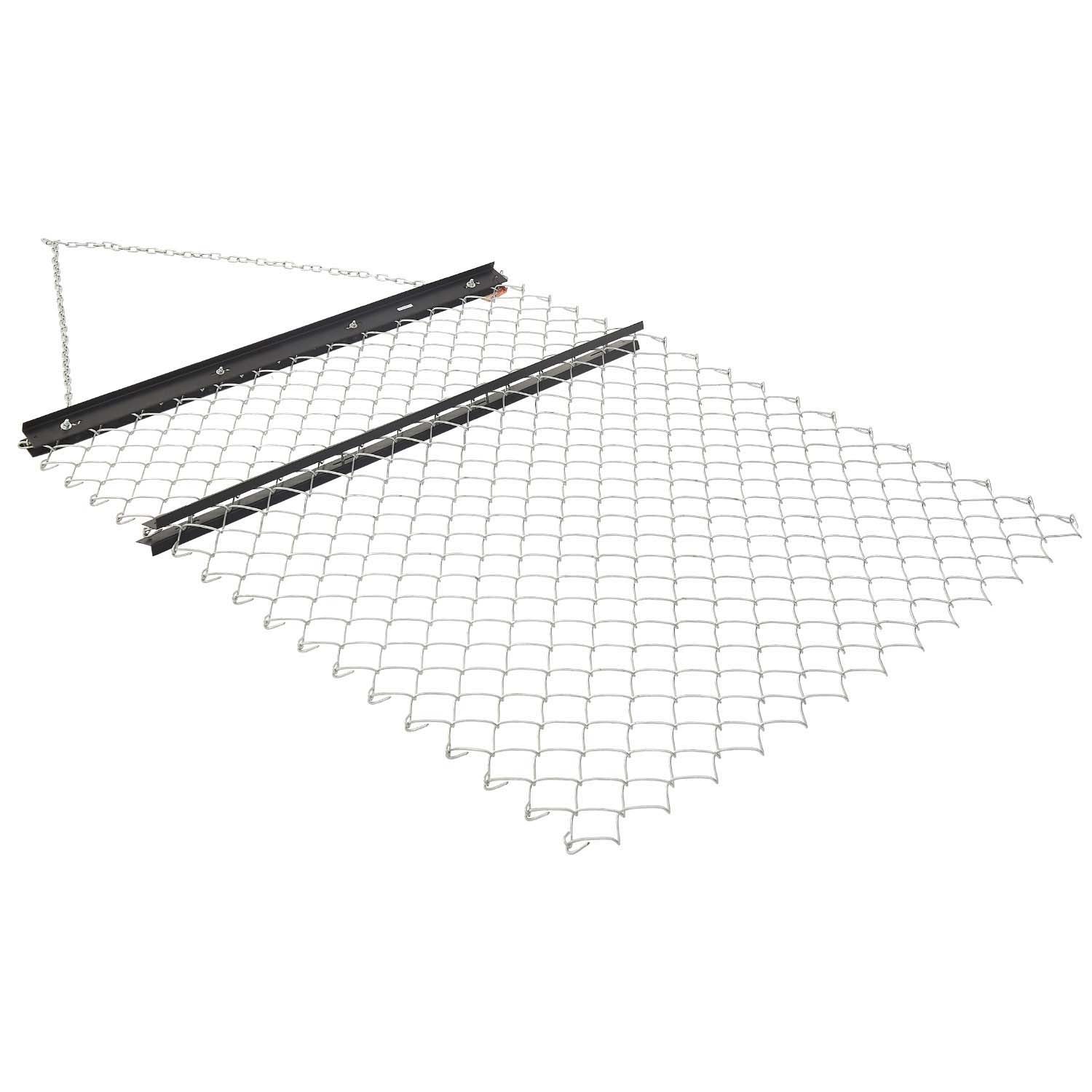 Drag Harrow 4 x 5 ft Chain Harrow Lawn Rake ATV UTV Tractor Attachments