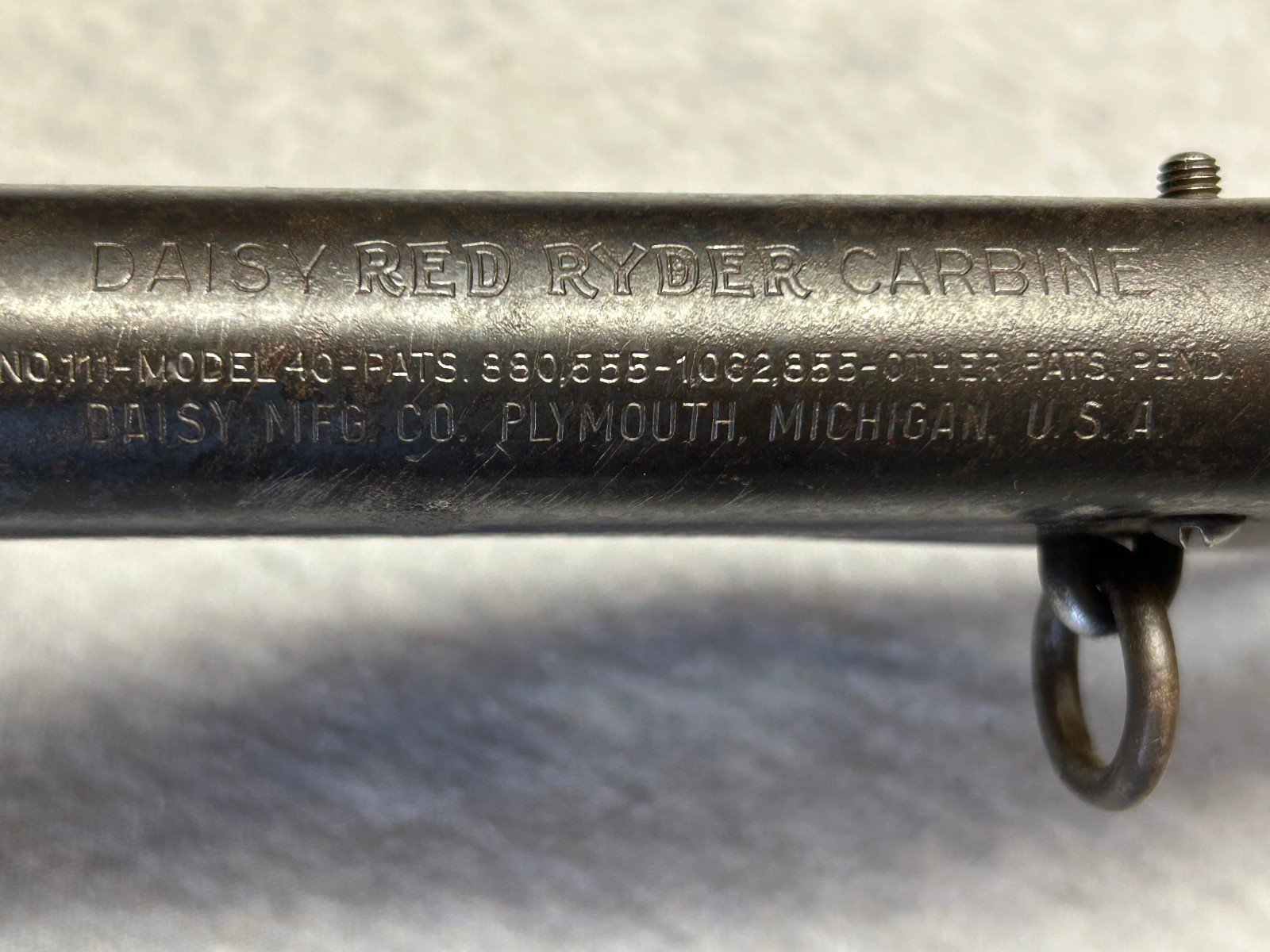 Vintage 1st Variantion COPPER BAND Daisy Red Ryder No 111 Model 40 BB Gun Rifle