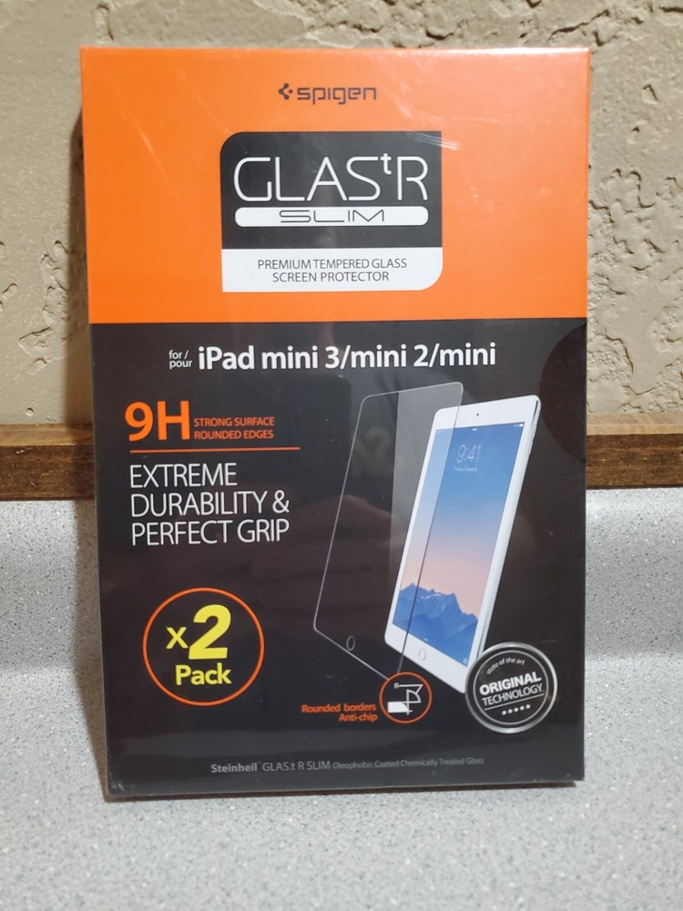 Screen Protector Ipad Mini Spigen Glastr Slim Tempered Glass 2 Pack