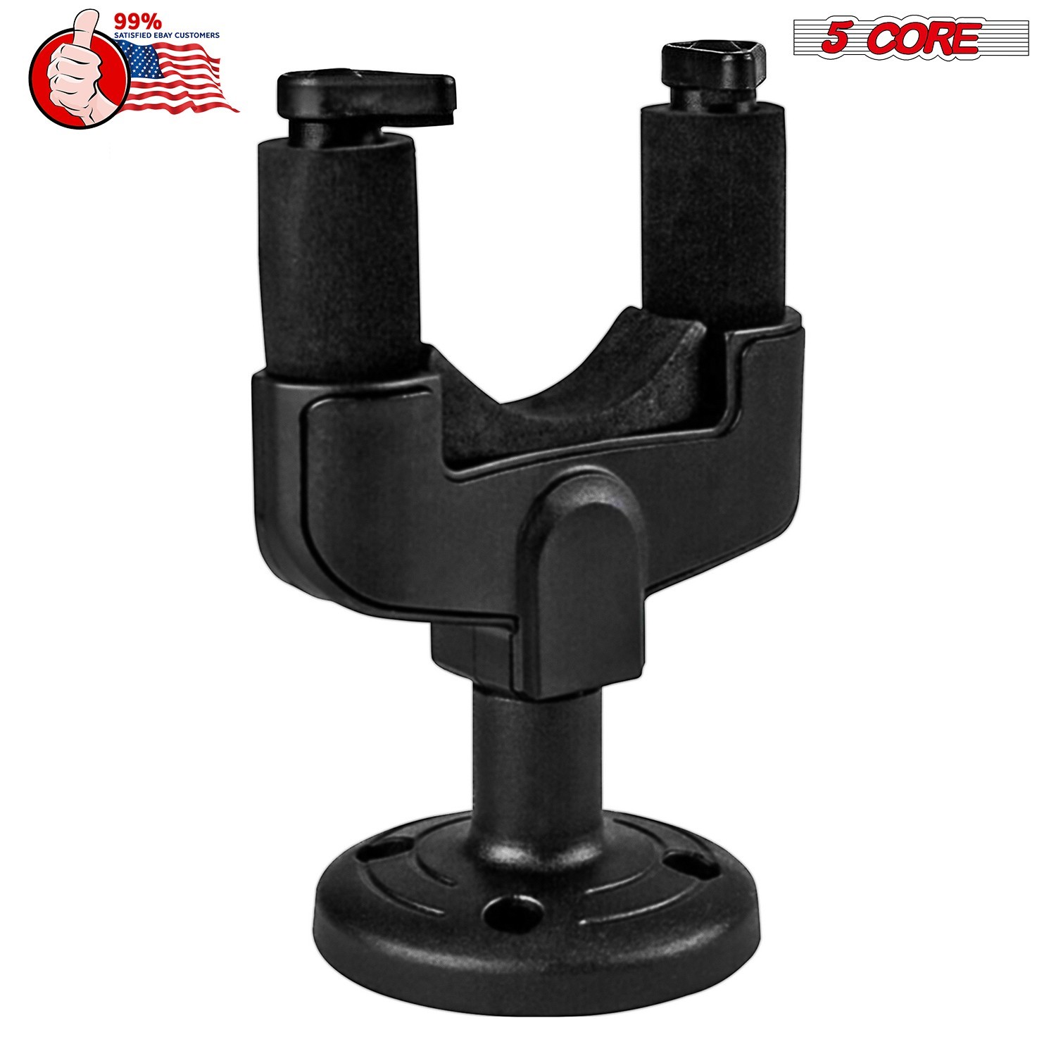 5 Core Guitar Wall Mount Auto Locking Hanger Adjustable Acoustic bass Holder