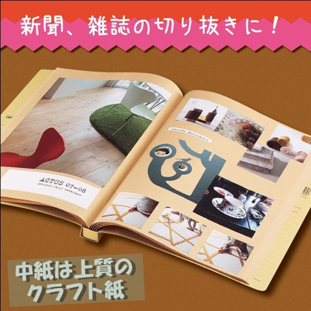 KOKUYO Scrapbook D, Binding Type, A4 Pack, La-40NX4