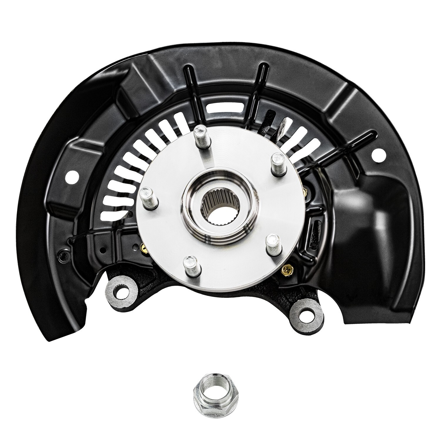 For 2011-2017 Toyota Sienna FWD Pair Front Steering Knuckles Wheel Hub Bearing