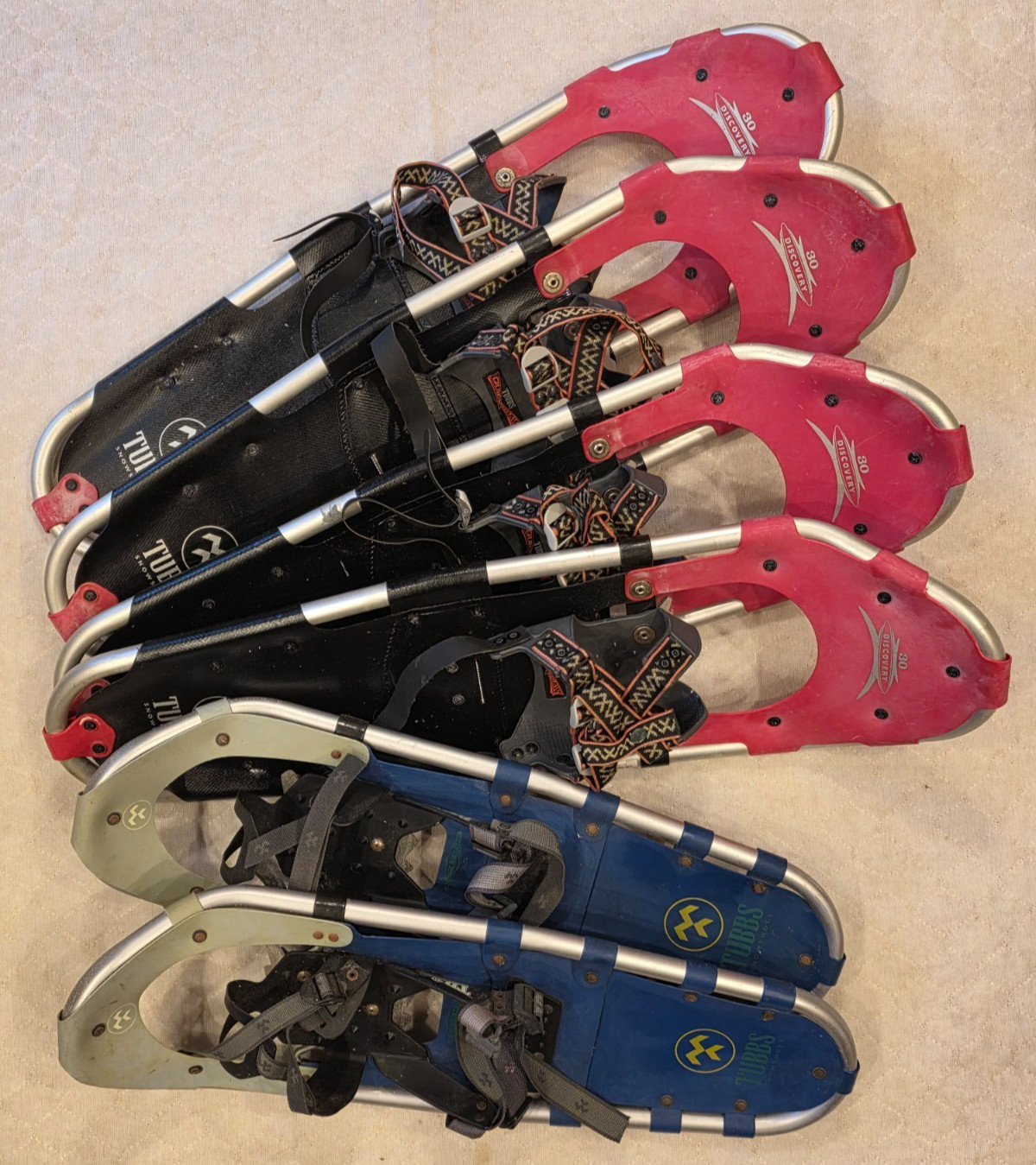 Tubbs Discovery 9" x 30"/Altitude 8"x 25" Snowshoes Quick Draw Bindings