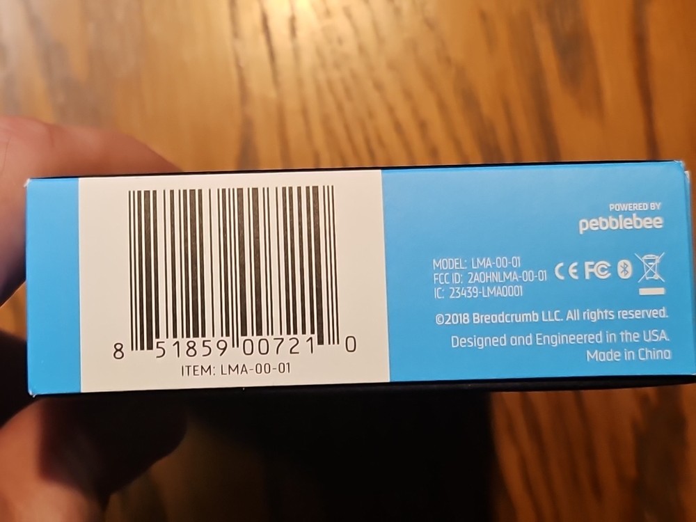 Breadcrumb Trackable Technology Bluetooth Location Marker Beacon - New in Box