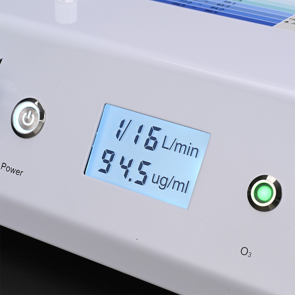 LCD show ozone concertration medical ozone machine ozone therapy generator