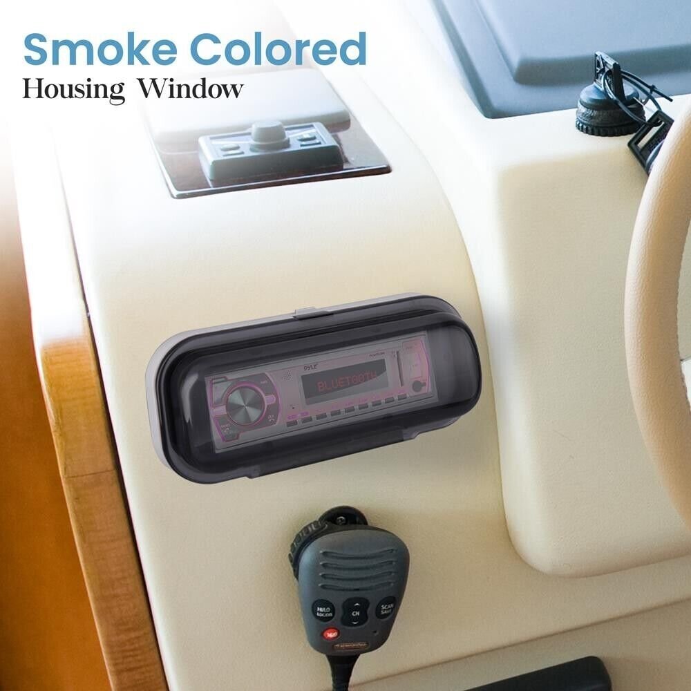 Pyle White Water Resistant Radio Shield