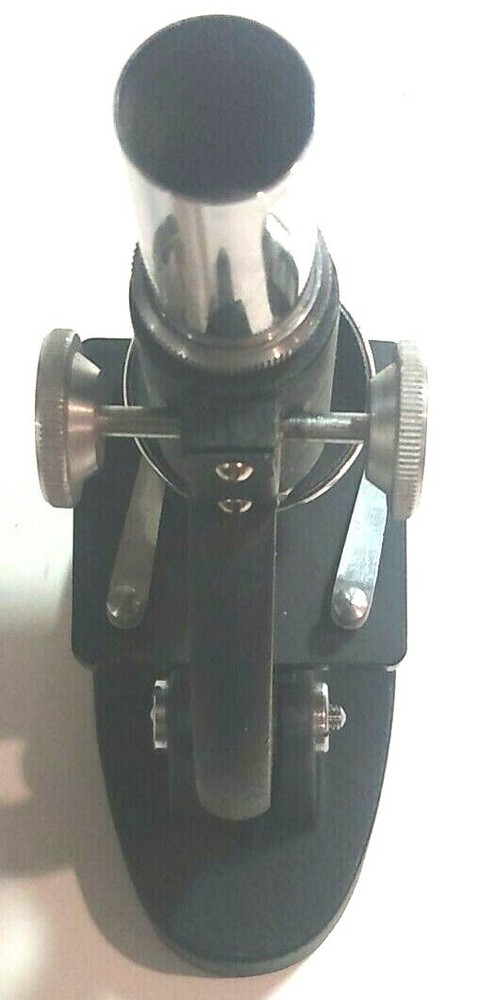 Vintage C.O.C Microscope In Original Box, Used, Incomplete, Display Piece