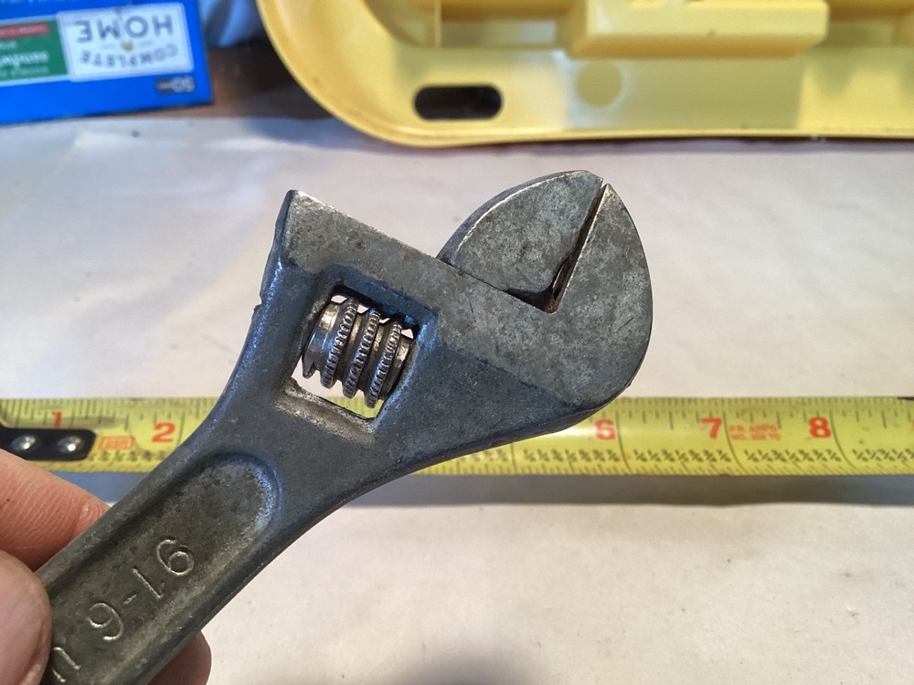 Vintage Utica 91-6 adjustable wrench