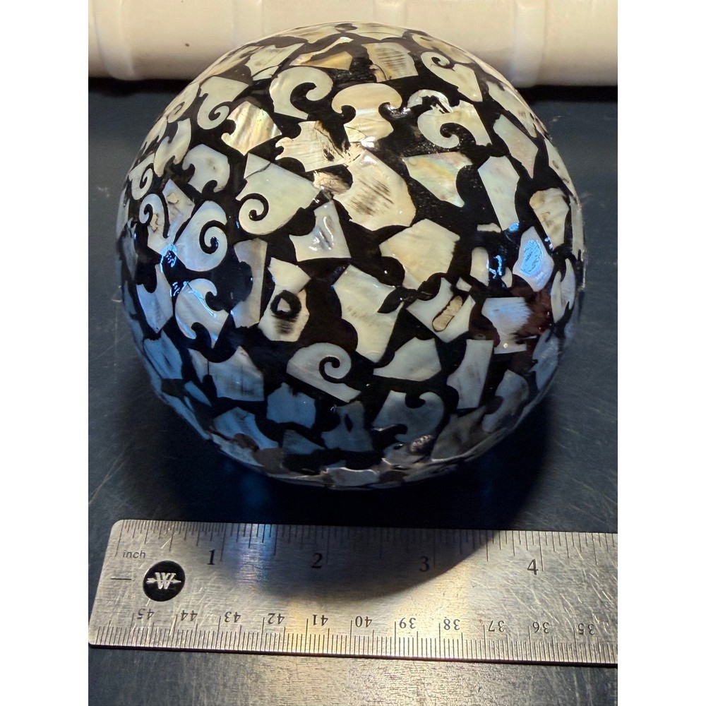 Pier 1 Imports Abalone Shell Sphere Orb Ball
