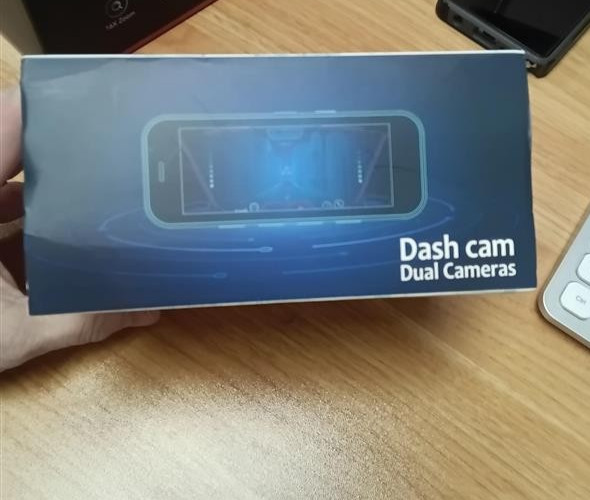 Dash cam dual cameras