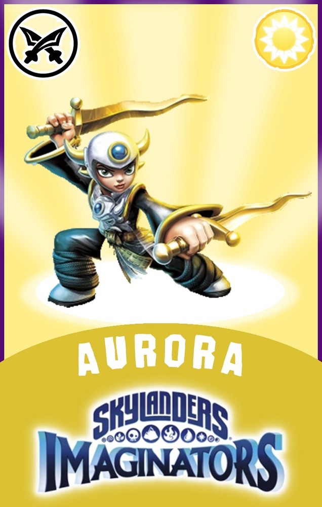 Skylanders Imaginators Aurora NFC Card