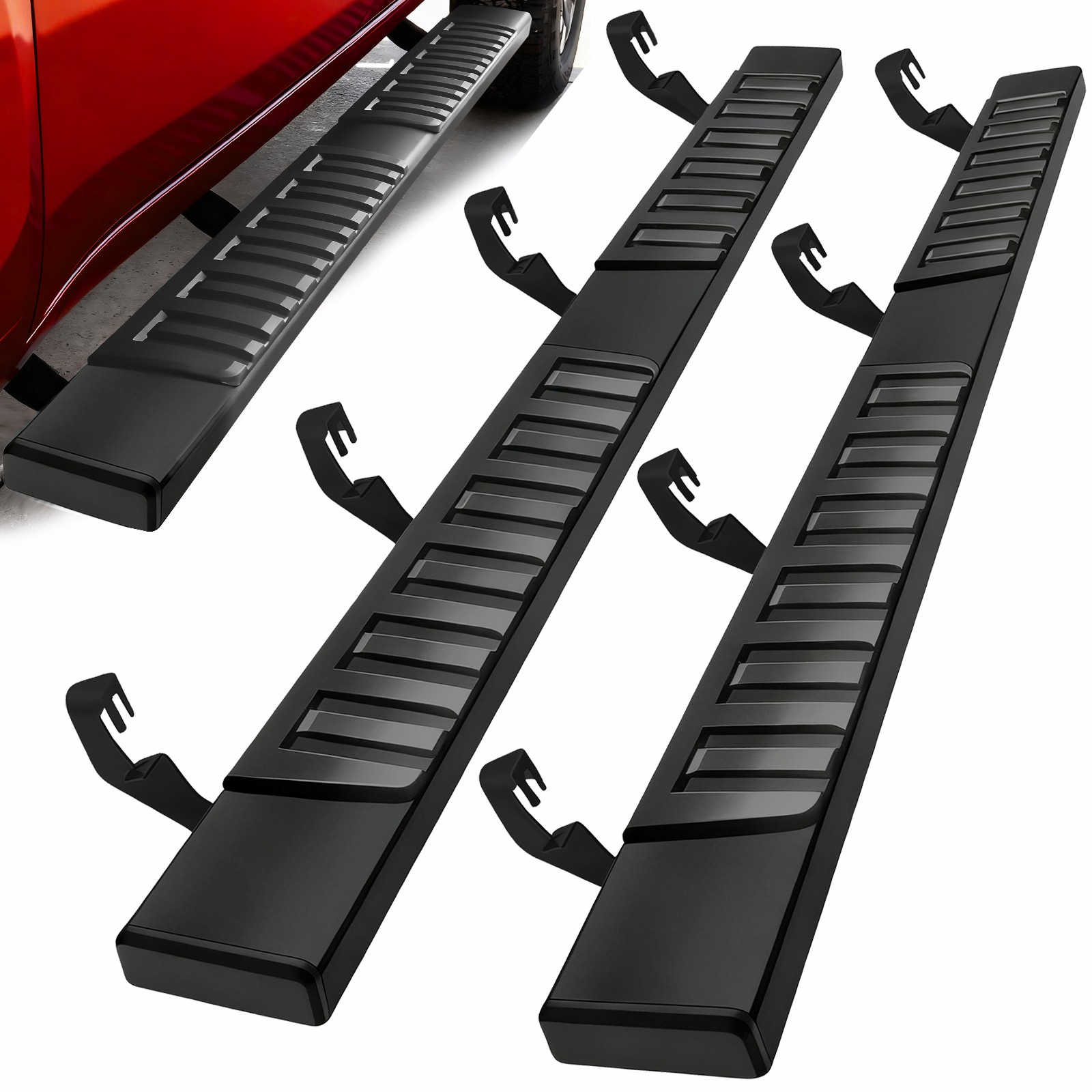 For 07-18 Silverado/Sierra 1500 2500 Crew Cab 6" Running Boards Side Step Bar