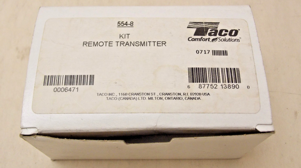 Taco 554-8 Wireless Individual Remote Transmitter
