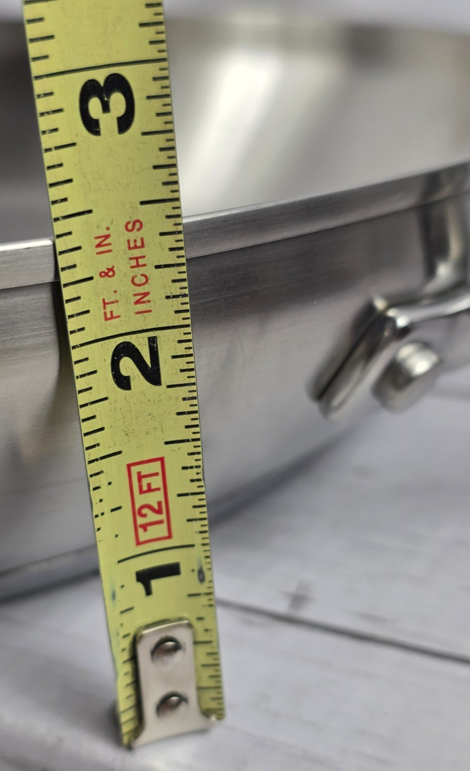 KitchenAid Wok, 12 in. 5 Ply Clad Stainless Steel, Dual Coated Handles, DW Safe