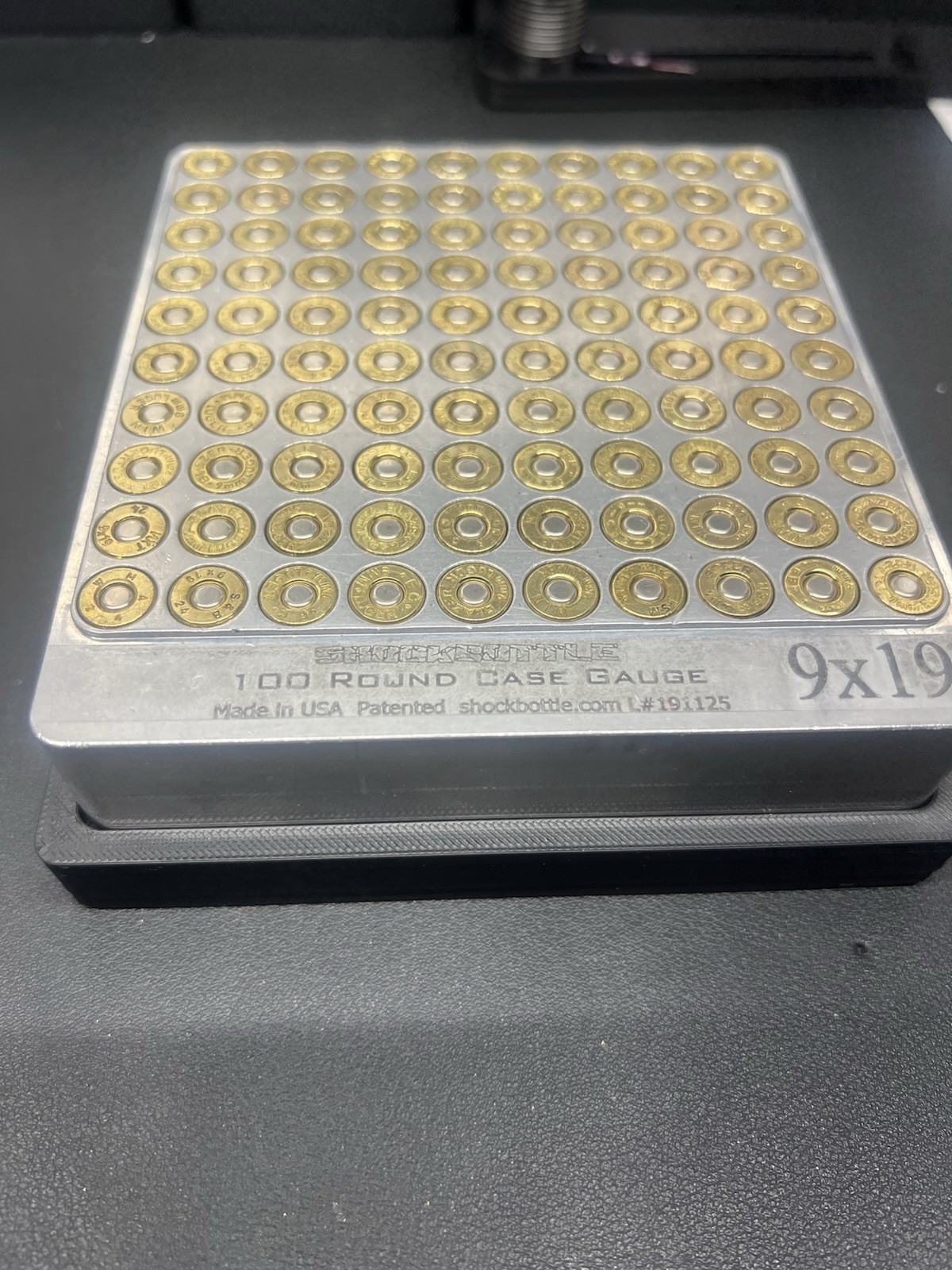 Hundo Shockbottle Case Gauge Riser & Ammo Marking Template. FREE SHIPPING!