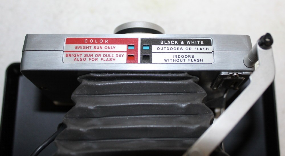 Polaroid Automatic 100 Land Camera + Strap ~ Nice