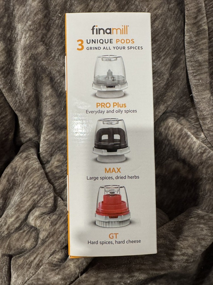 FinaMill Spice Grinder + 2 FinaPods Spice Plus