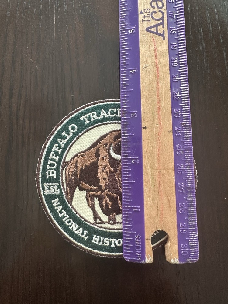 BUFFALO TRACE DISTILLERY BOURBON EMBROIDERED PATCH