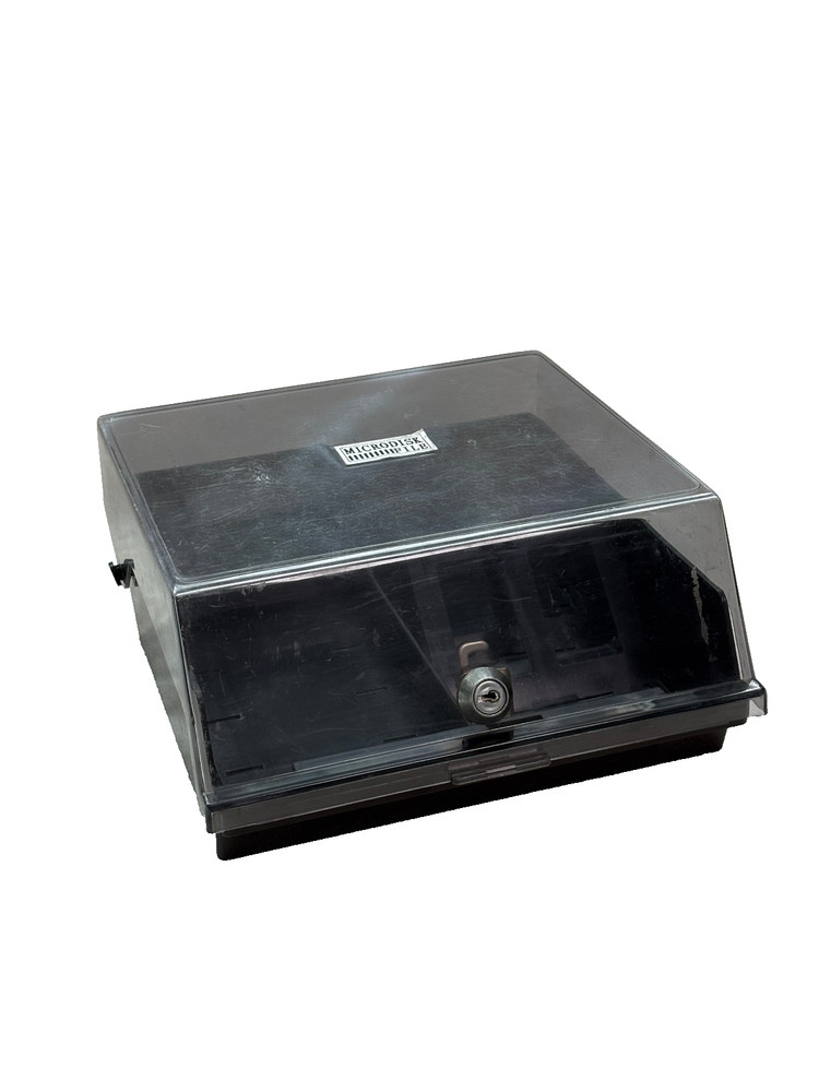 floppy disk holder • holds around 60-80 diskettes • microdisk file brand