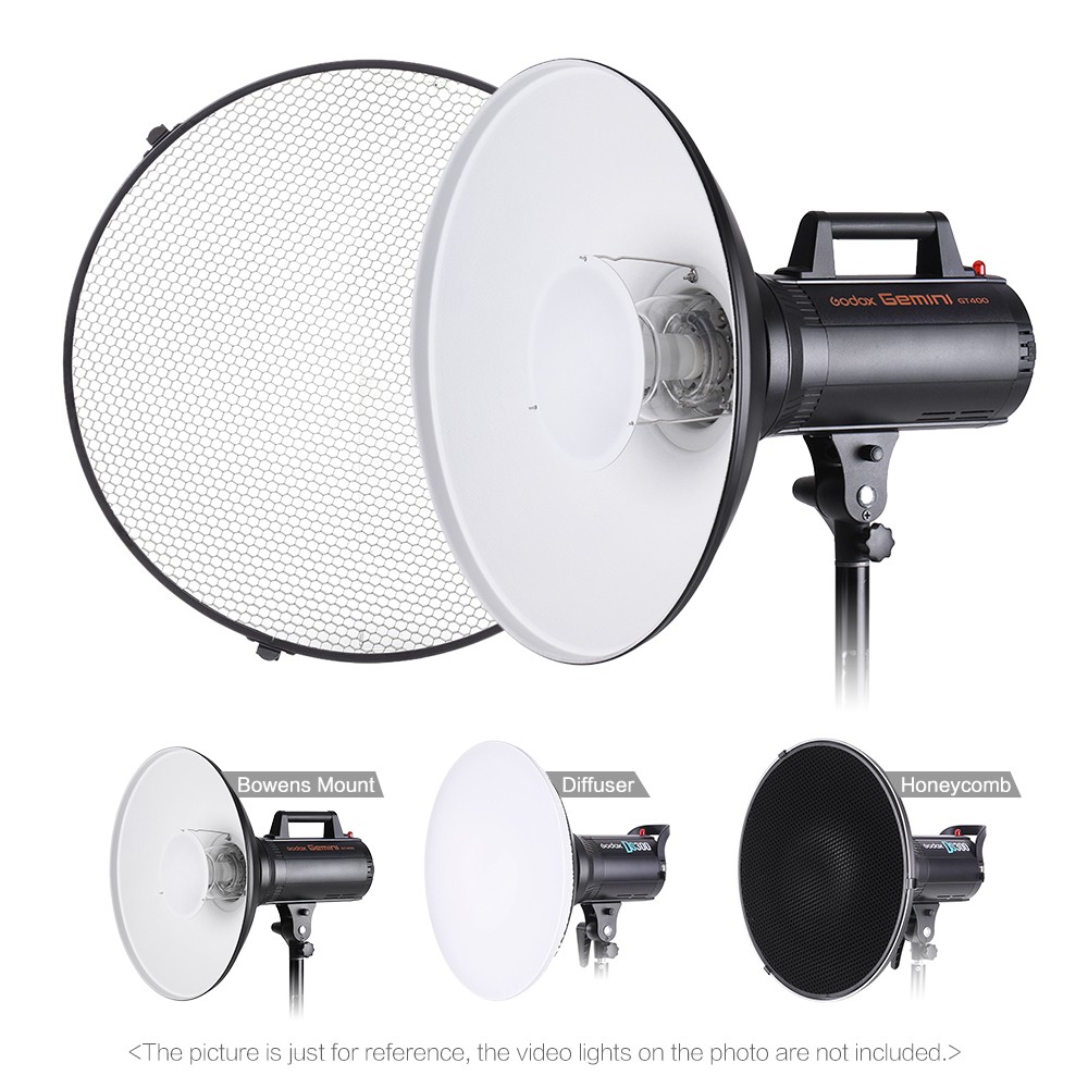 Studio Photography 41cm/16 Inch Strobe Lighting Diffuser Beauty ZULH