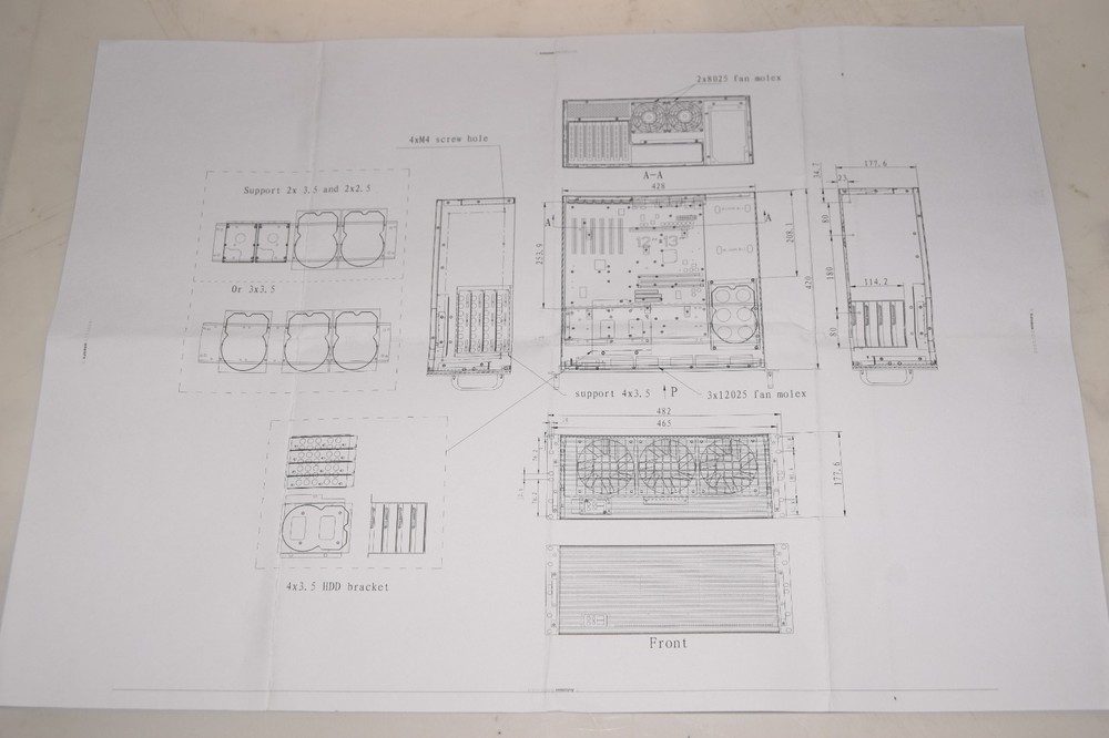 N442L Rack Mount Server Chassis Case (New)