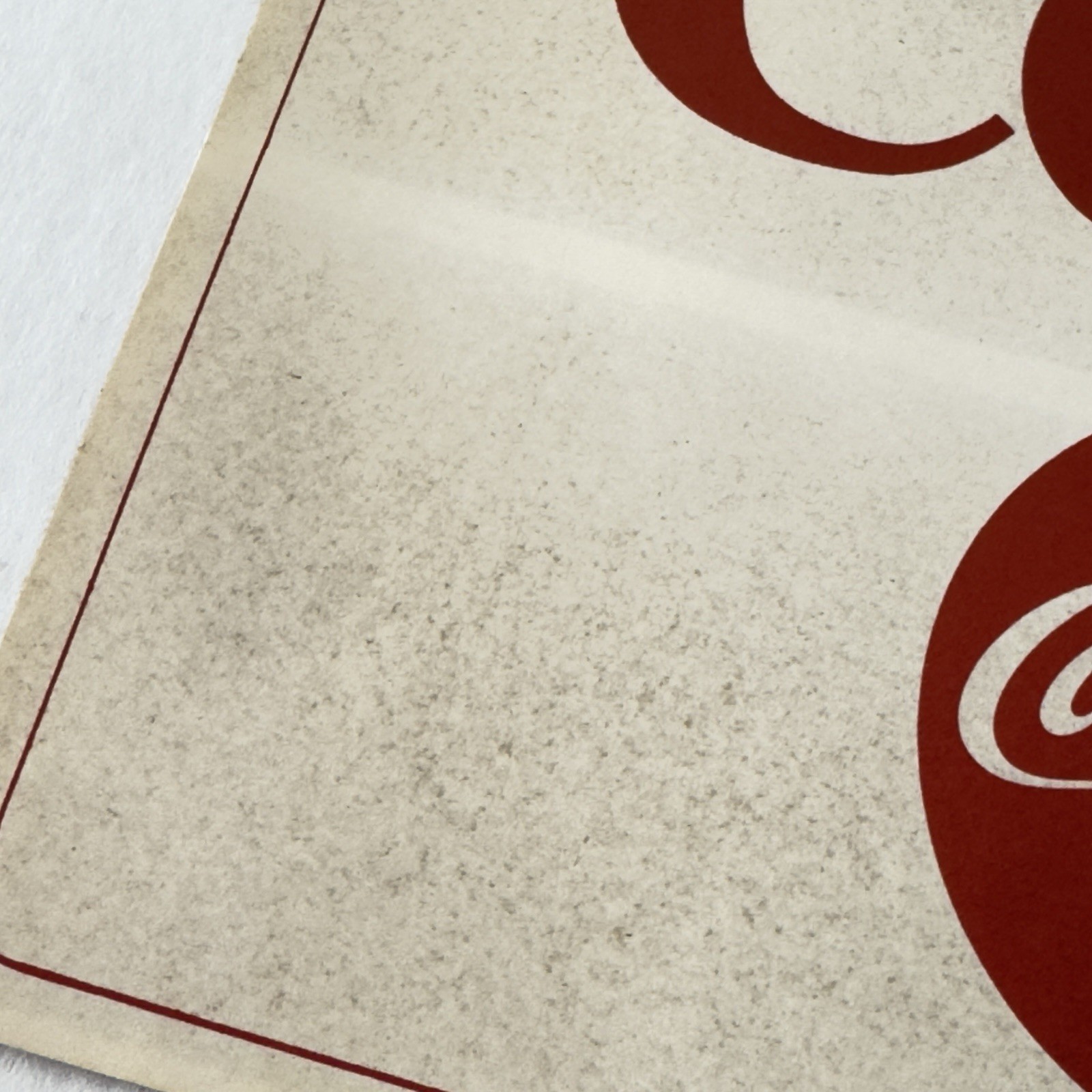 Vintage 1960s Coca-Cola Decal “Things Go Better With Coke” 8” Litho For Tin Sign