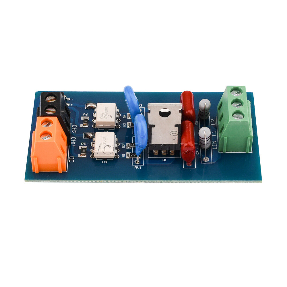 AC80-230V 2 CH Non-contact Solid State Relay Module Optoisolated PLC Amplifier