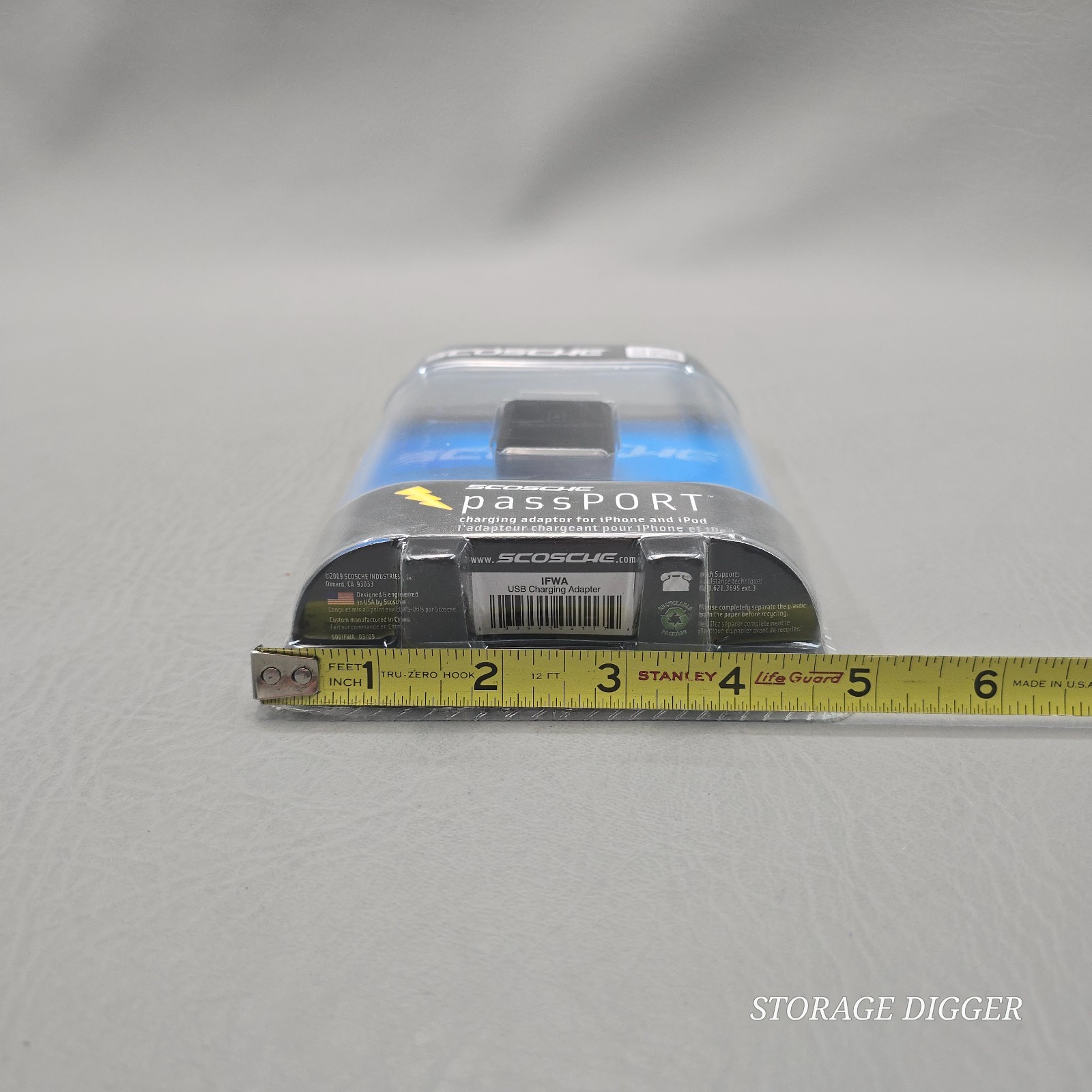 NEW 2009 Scosche passPORT IFWA USB Charging Adapter for iPhone & iPod, Easy Plug