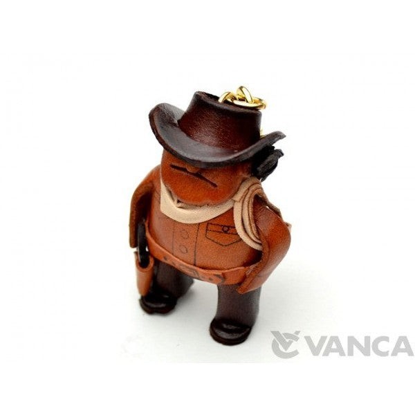 Cowboy Leather Keychain(L)