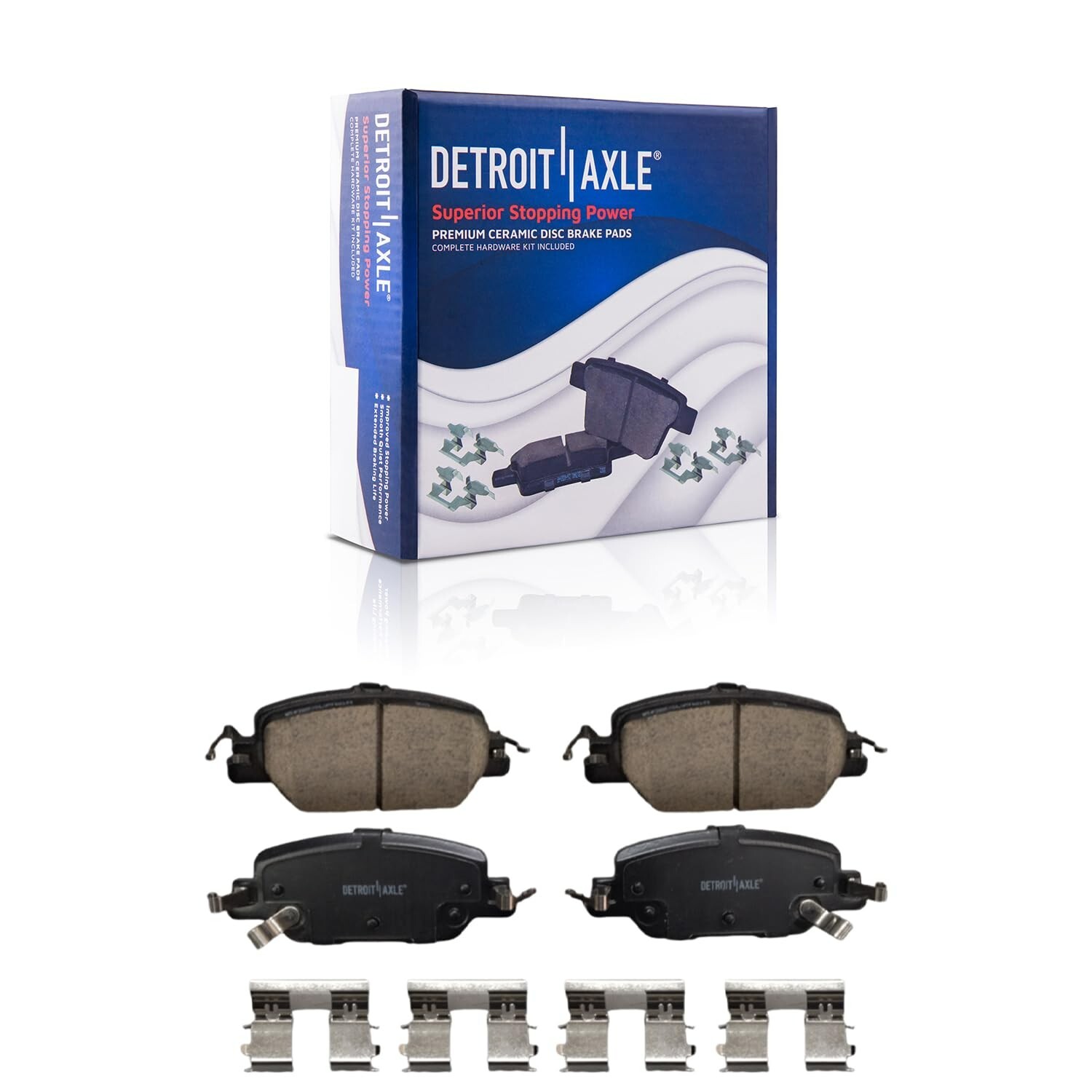 8pc Front Rear Disc Brake Rotors Ceramic Brake Pads Kit for 2017-2023 Honda CR-V