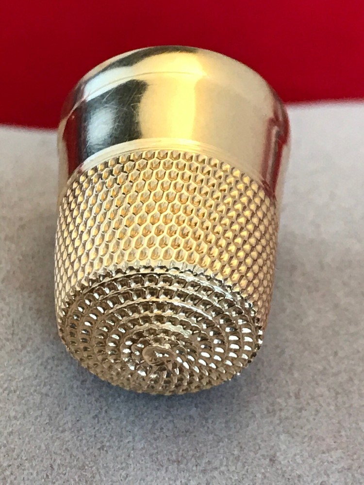 Simons Bros .SOLID 14K GOLD THIMBLE ~ Yellow Gold