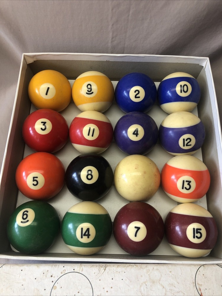 Standard Pool Balls