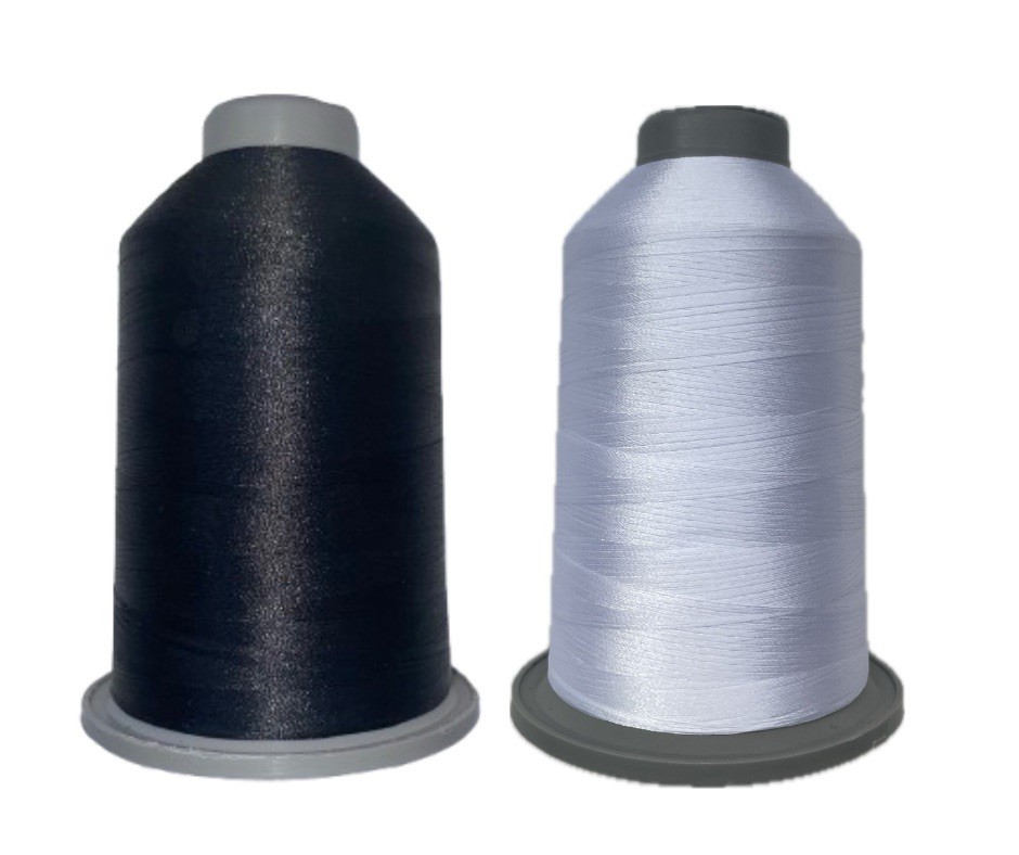 THREAD SOLUTION GLITZ Trilobal Polyester Embroidery Thread 40 Wt 5500 Yd 2 Pack