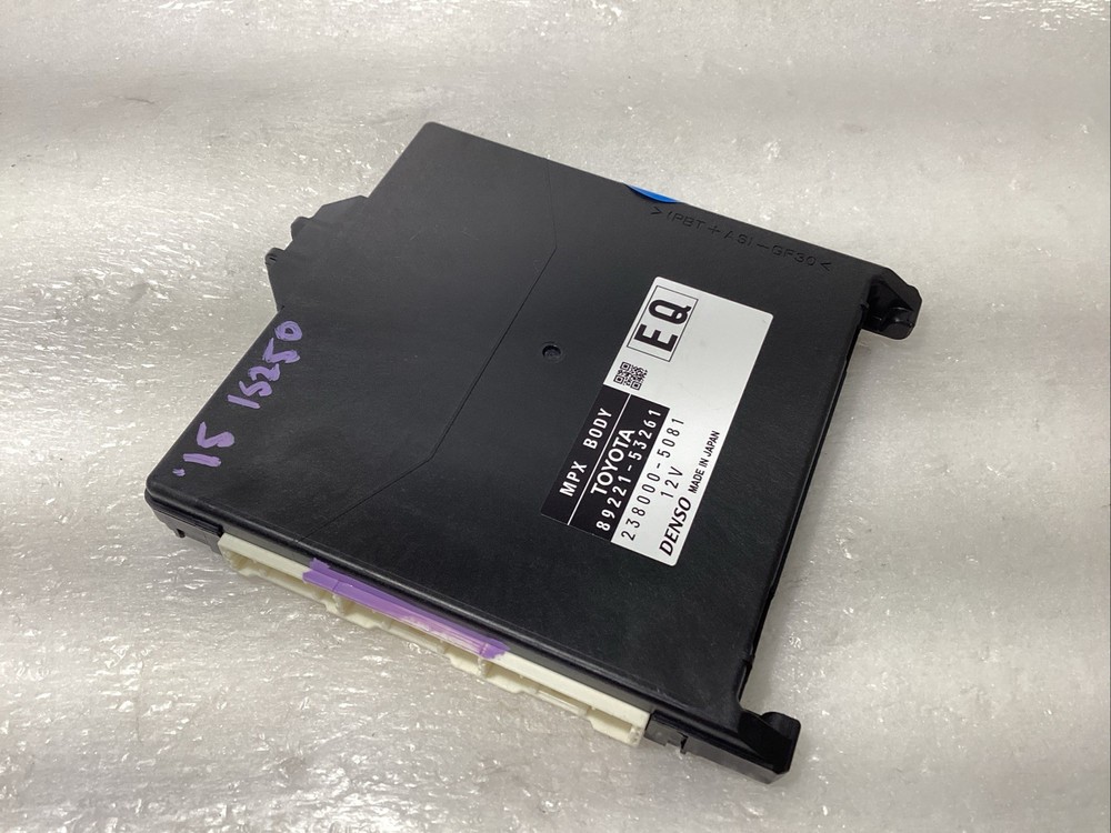 2015 LEXUS IS250 MULTIPLEX NETWORK CONTROL MODULE ECM ASSEMBLY OEM 89221-53261