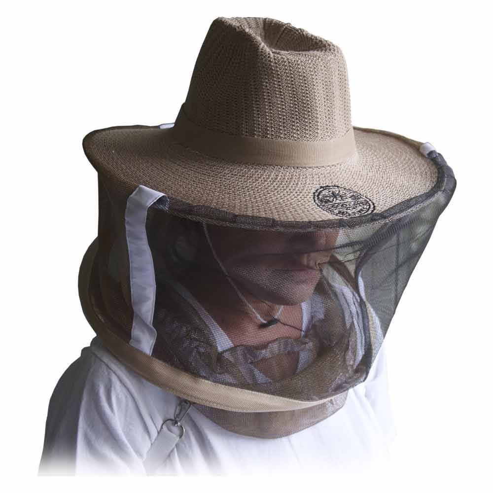 Natural Cotton Beekeepers Medium / Large Hat Veil Bee Protection During Beehive