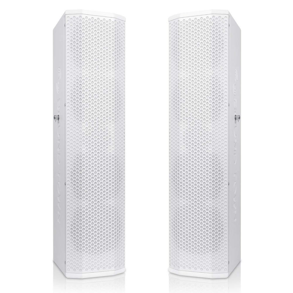 Sound Town Pair Passive Wall-Mount Column Mini Line Array Speakers (CARPO-V5W)