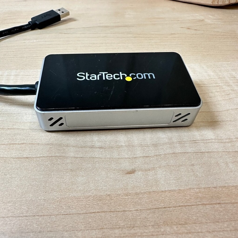 StarTech USB to VGA Adapter - Black & Silver