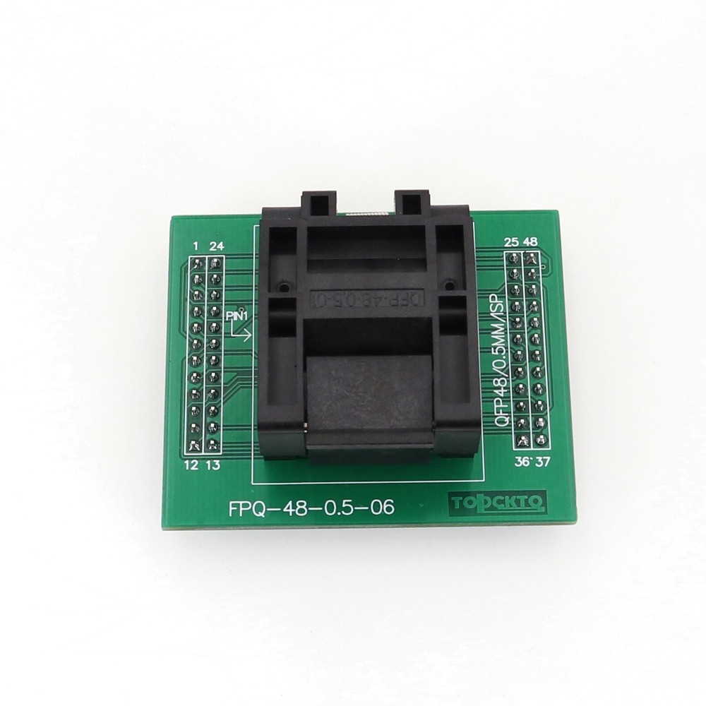 QFP48 TO DIP48 Pitch 0.5mm IC Test Socket for STM32 Programmer Adapter