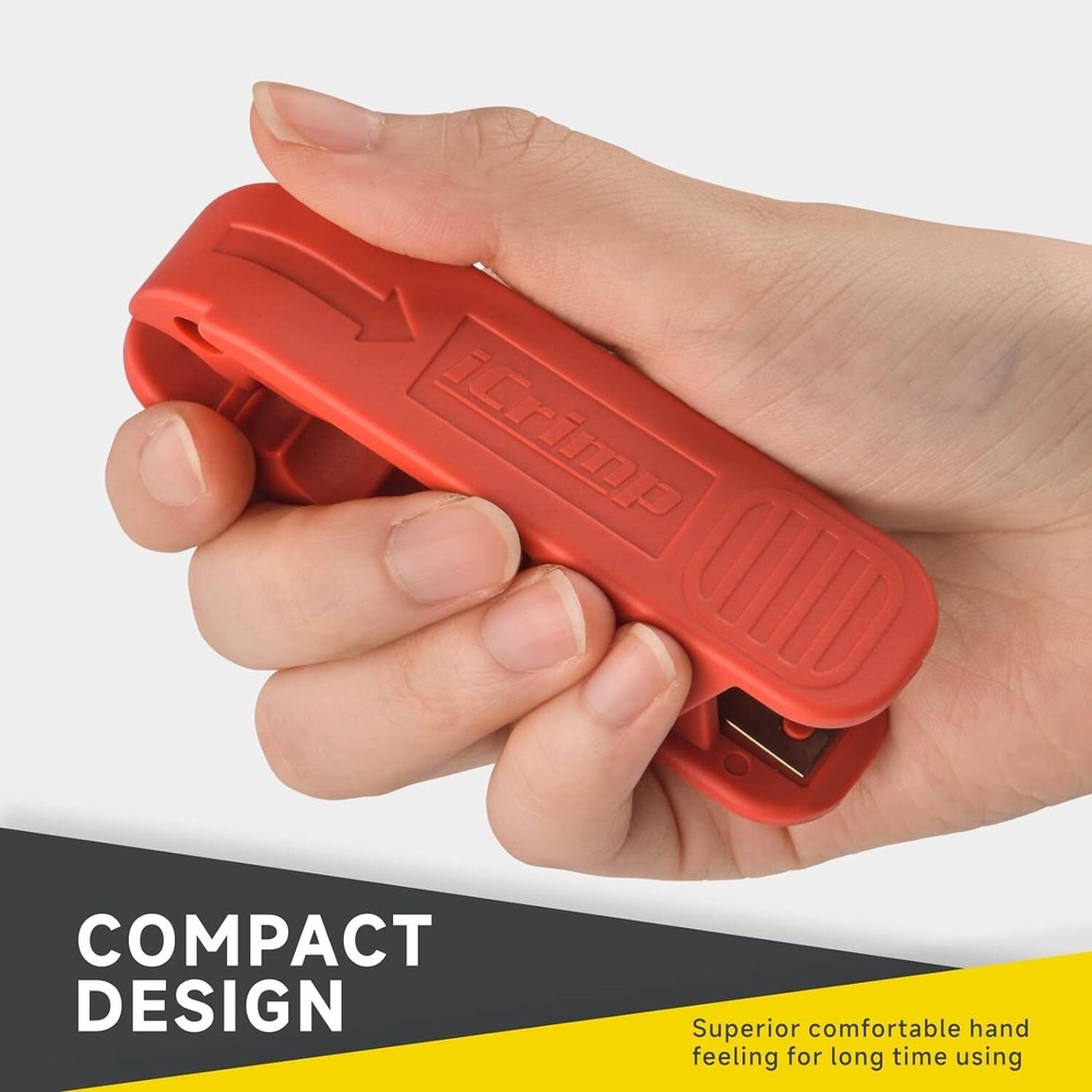 iCrimp Round Cable Stripper,Cable Jacket Stripper,Wire Stripping Tool for...