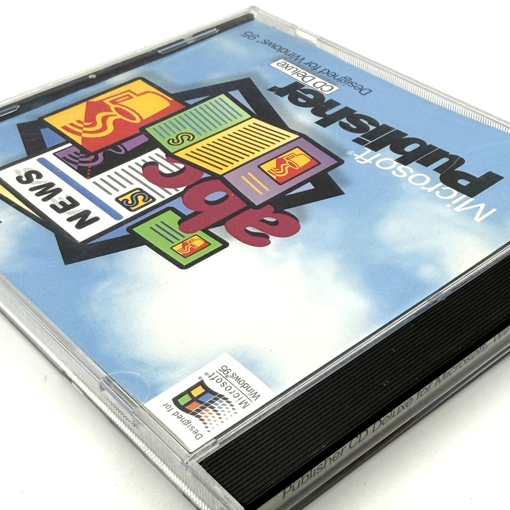 Microsoft Publisher CD Deluxe For Windows 95