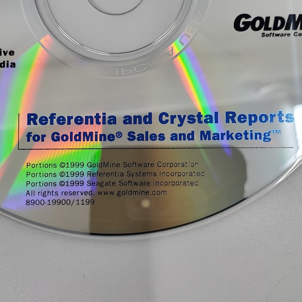 Vintage Boxed PC Software - GoldMine Front Office 2000