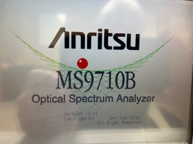 Anritsu MS9710B Optical Spectrum Analyzer, 0.6-1.75um
